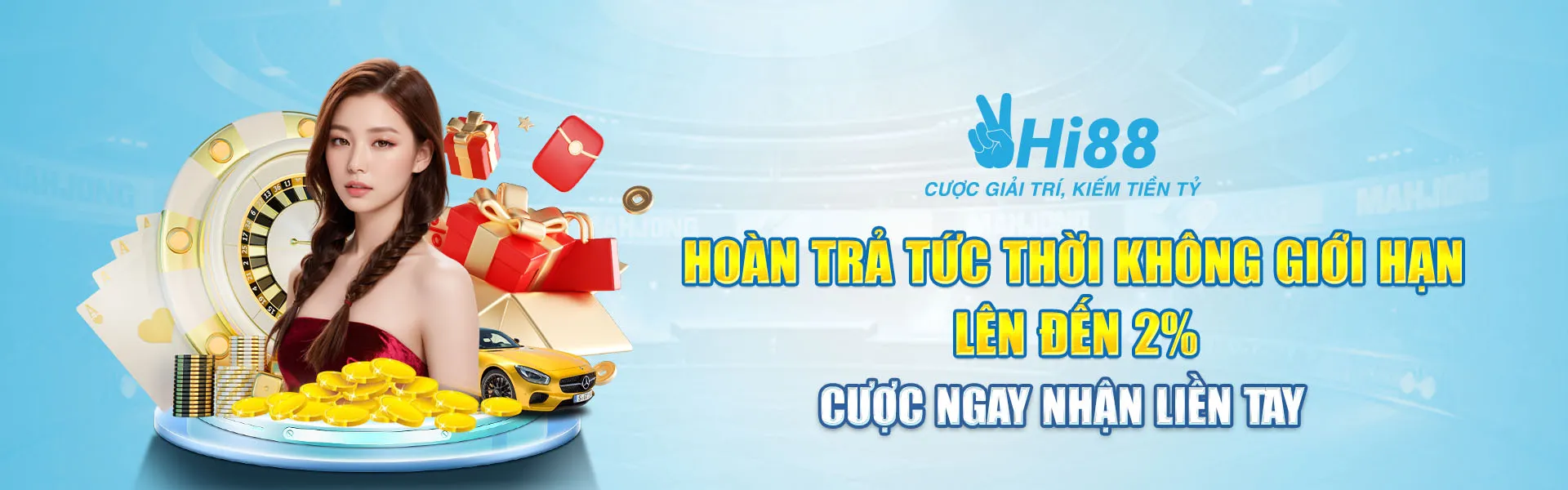 Hoàn trả tức thời không giới hạn lên đến 2%